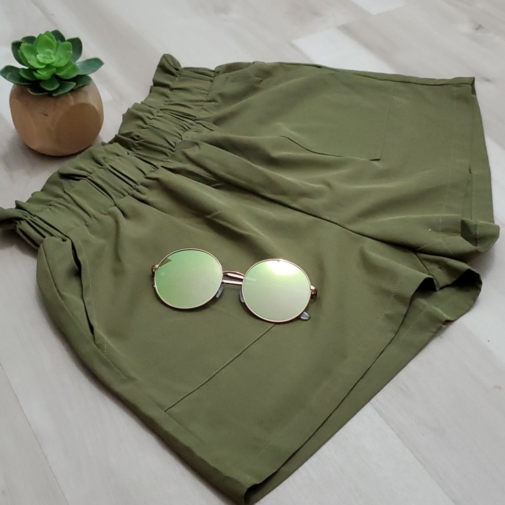 Olive Green Shorts